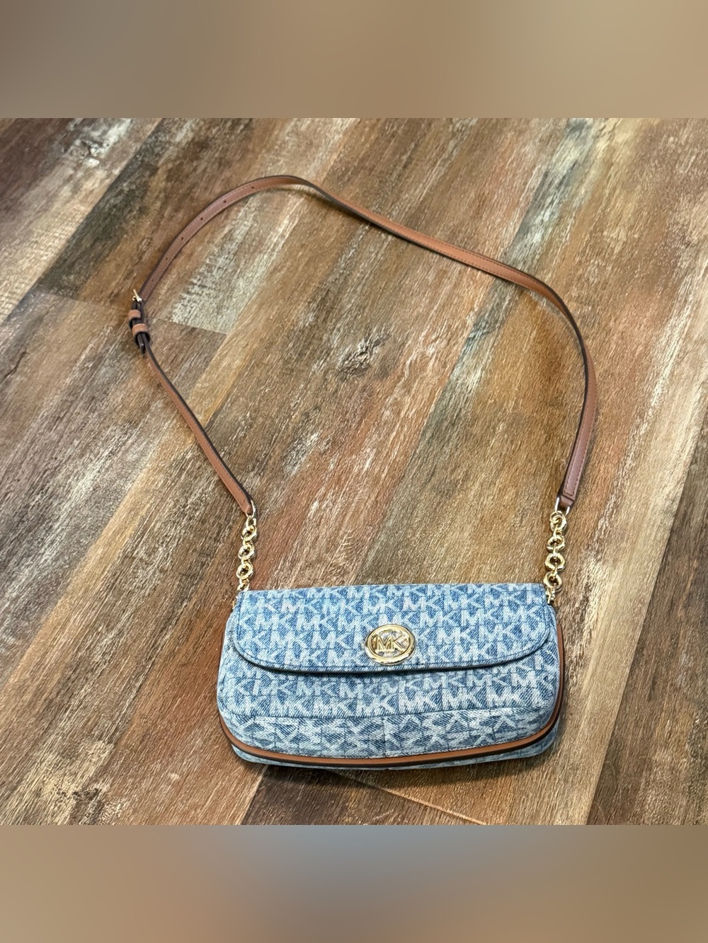 Michael Kors Denim Crossbody Purse